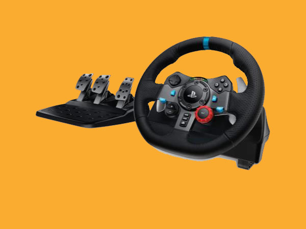VOLANTE Y PEDAL GAMER MULTILASER JS087 PC/PS3/PS4/XBOX
